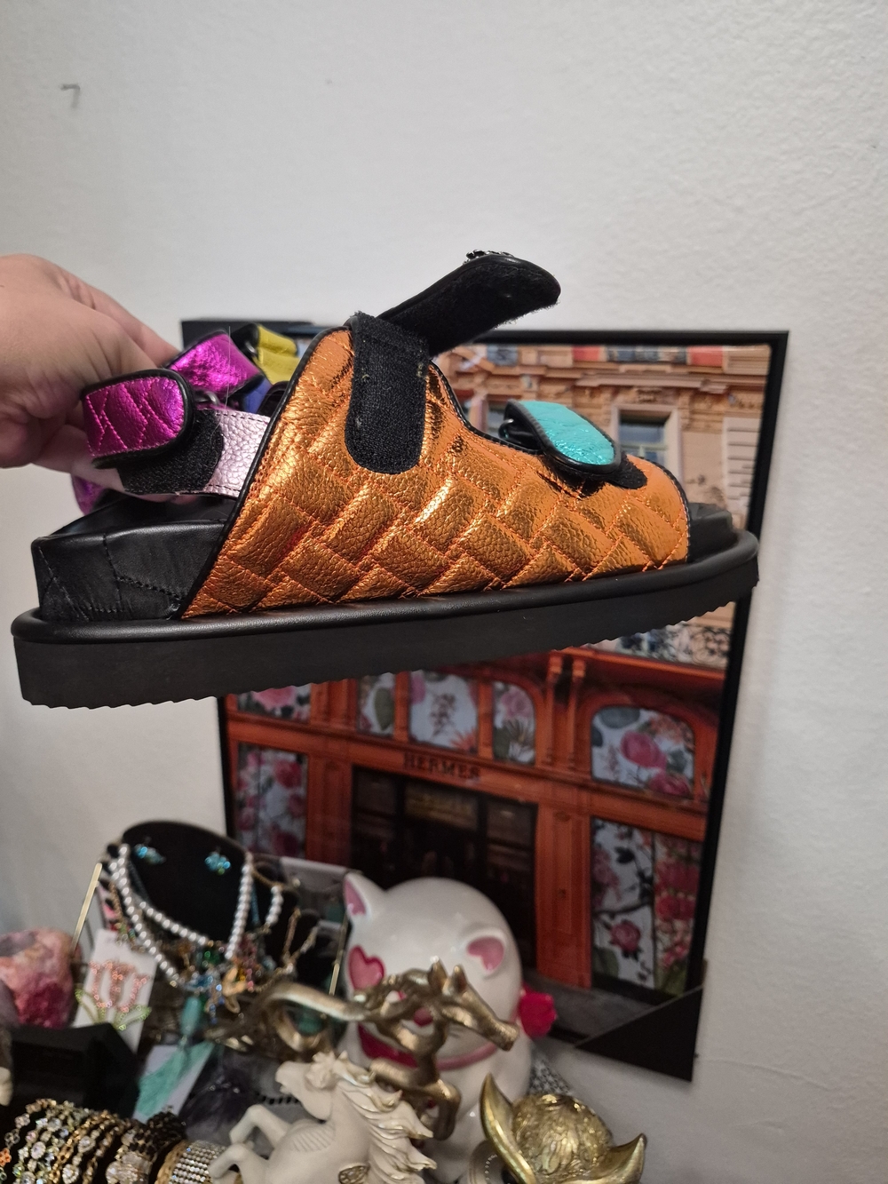Kurt Geiger Multicolor Sandals New - Picture 2 of 5